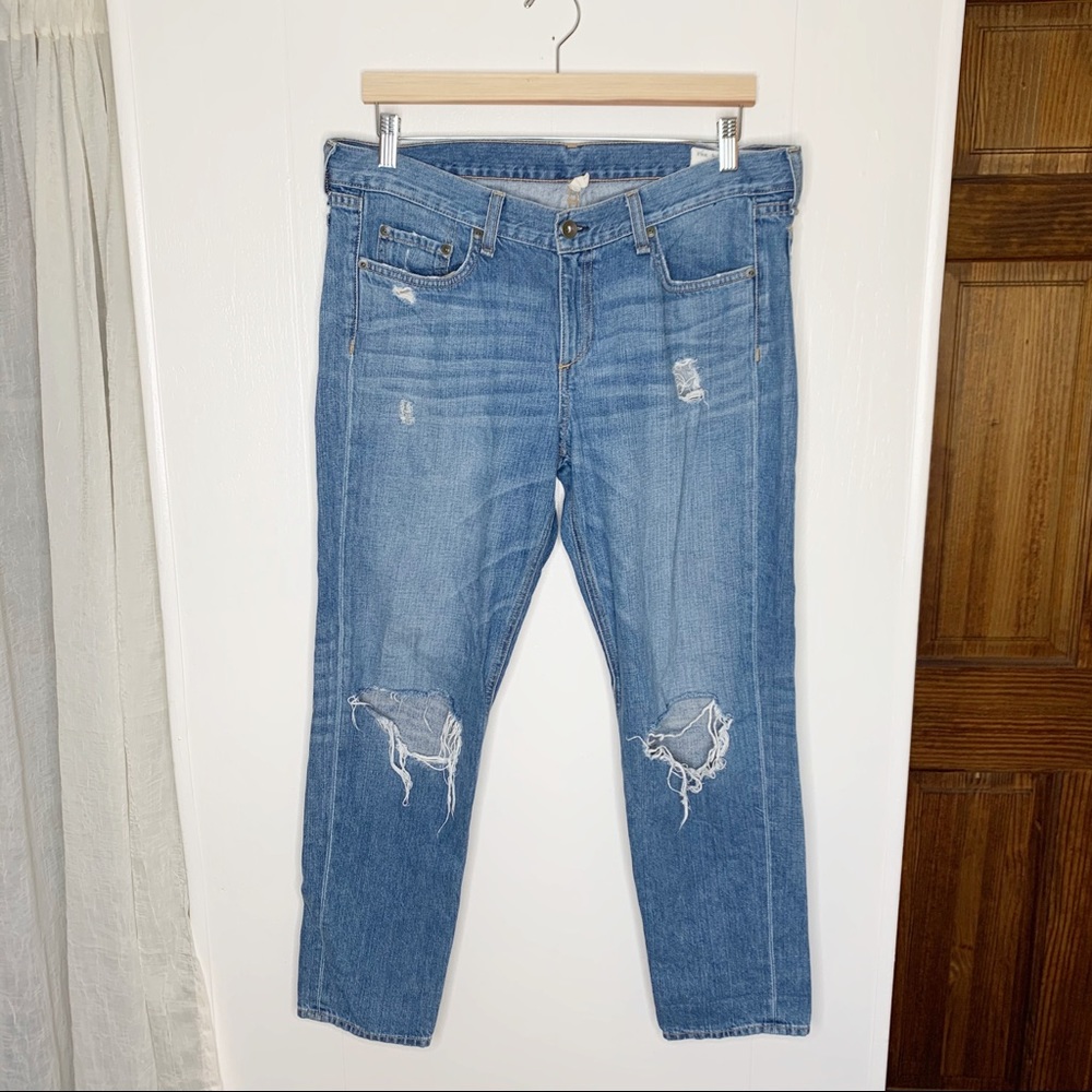 Rag & Bone Distressed Boyfriend Jean